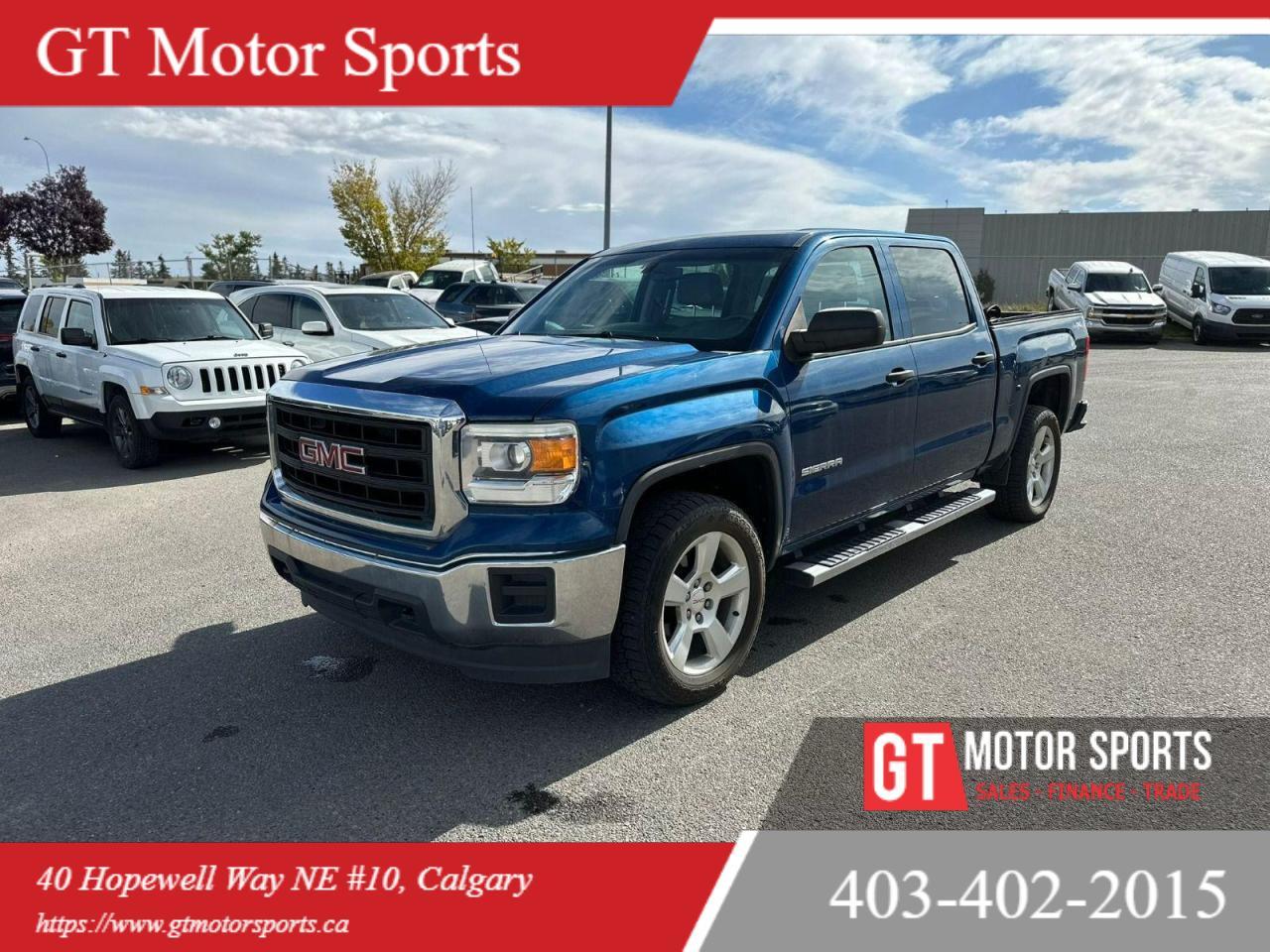 Used 2015 GMC Sierra 1500 4WD CREW CAB | RUNNING BOARDS | $0 DOWN for sale in Calgary, AB