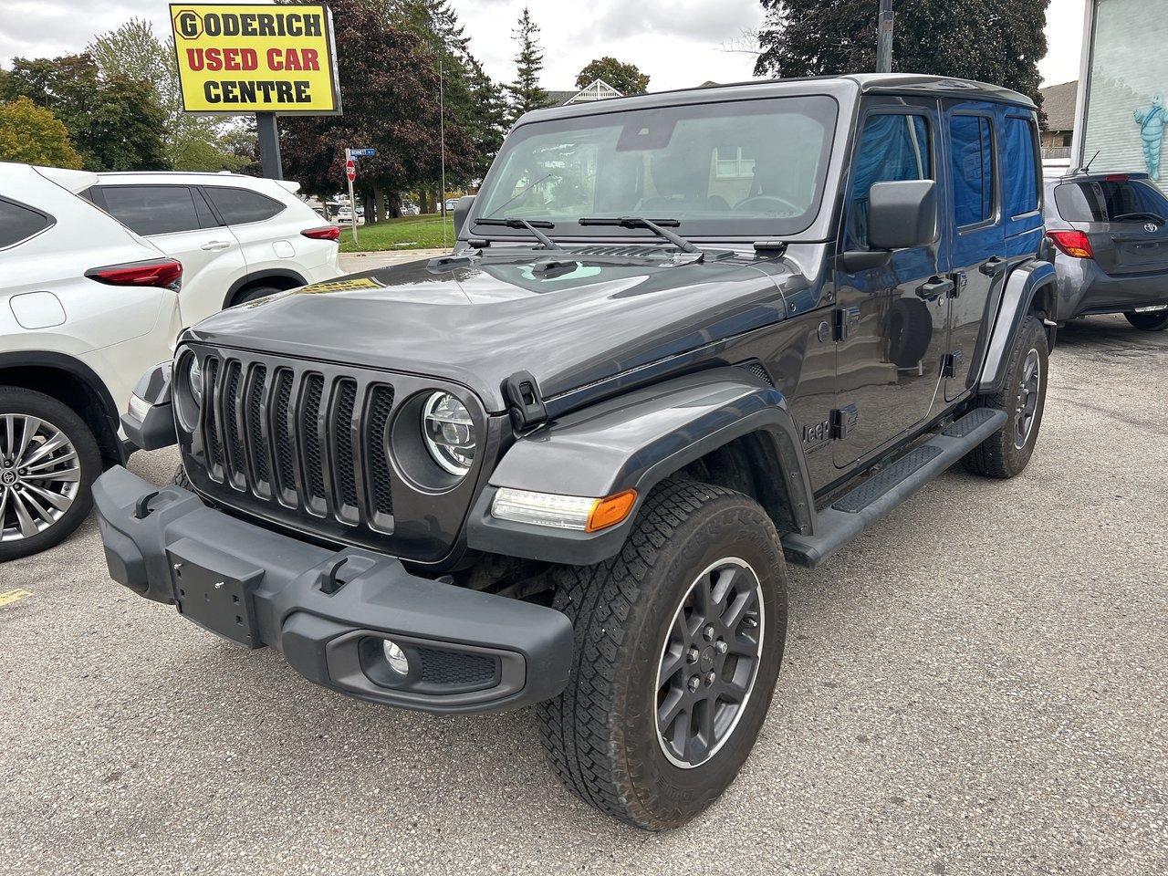 Used 2021 Jeep Wrangler Unlimited Unlimited Sahara 80th Anniversary for sale in Goderich, ON