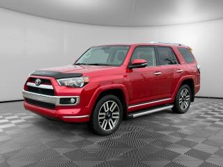 <p><strong>SALE PRICED SASKATCHEWAN VEHICLE COLLISION FREE LEGENDARY RELIABILITY</strong></p>

<p>Our Toyota 4 runner limited has been through a <strong>presale inspection fresh full synthetic oil service. Carfax reports Collision free Saskatchewan vehicle. Financing Available on site Trades encouraged. Aftermarket warranties available to fit every need and budget. </strong>The 2014 Toyota 4Runner has revised exterior styling, new headlights and a revamped interior. A touchscreen-based audio system and Toyotas Entune suite of smartphone-connected apps are standard for all trim levels, as is a rearview camera. For the drivers who require an all-conquering all-terrain SUV, the 2014 Toyota 4Runner is a top choice. If your lifestyle necessitates a vehicle with genuine off-road capability , Its one of the few remaining midsize SUVs on the market that embodies the term sport-utility vehicle to the fullest extent as opposed to just looking the part. You can still bang around off-road with the 2014 Toyota 4Runner because it employs the same rugged body-on-frame architecture that underpins pickup trucks. And that, along with plenty of suspension travel and protective underbody plates, helps keep things from breaking when used as intended. The 4Runners four-wheel-drive system also has low-range gearing and an available locking rear differential to help see you through rough terrain, deep snow or whatever else you want to throw its way. That third-row seat, along with high cargo capacity, is one of the 2014 4Runners few advantages over its closest rival. Standard safety features on the 2014 Toyota 4Runner include antilock disc brakes, stability and traction control, front seat side airbags, full-length side curtain airbags, front knee airbags and active front head restraints. All 4WD models feature an off-road traction control system known as A-TRAC that helps keep you moving on slippery terrain by redirecting engine torque to the wheel(s) that have traction. A rearview camera is standard across the board. The Limited comes with the Safety Connect emergency communications system, which includes automatic collision notification, a stolen-vehicle locator and roadside assistance. In government crash tests, the 4Runner earned an overall rating of four stars (out of a possible five) along with four stars in frontal crash protection and five stars in side-impact protection. The Insurance Institute for Highway Safety awarded the 4Runner its top rating of Good in the moderate-overlap frontal-offset, side-impact and roof-strength crash tests. Its seat/head restraint design also rates Good for whiplash protection in rear-impact crashes. SR5 Premium model adds a sunroof and outside mirrors with integrated turn signals and puddle lamps. Inside, you get Toyotas SofTex premium vinyl upholstery, heated front seats, a four-way power front passenger seat, a navigation system and an upgraded version of Entune with voice control, phonebook-download capability and text-to-speech messaging for enabled phones. Trail model includes all of the base SR5s standard features and adds off-road-oriented all-season tires, mudguards, body-color exterior trim, special components and electronic aids for off-road capability and an eight-way power driver seat. The Trail Premium model adds the sunroof and all of the interior amenities and electronics you get on the SR5 Premium. Limited includes all of the Trail Premiums standard content, except for the off-road-related equipment. It also comes standard with 20-inch alloy wheels, adaptive shock absorbers for the suspension, automatic headlights, keyless ignition/entry, dual-zone automatic climate control, perforated leather upholstery, heated front seats and ventilation for the driver seat, and an upgraded JBL sound system with 15 speakers and HD radio.</p>

<p><span style=color:#3498db><strong>Siman Auto Sales is large enough to make a difference small enough to care</strong></span></p>