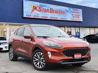 Used 2020 Ford Escape NAV LEATHER PANO ROOF MINT! WE FINANCE ALL CREDIT! for sale in London, ON