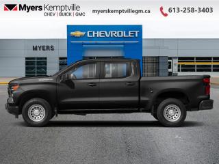<b>Diesel Engine, Z71 Off Road Package!</b><br> <br> <br> <br>At Myers, we believe in giving our customers the power of choice. When you choose to shop with a Myers Auto Group dealership, you dont just have access to one inventory, youve got the purchasing power of an entire auto group behind you!<br> <br>  No matter where youre heading or what tasks need tackling, theres a premium and capable Silverado 1500 thats perfect for you. <br> <br>This 2024 Chevrolet Silverado 1500 stands out in the midsize pickup truck segment, with bold proportions that create a commanding stance on and off road. Next level comfort and technology is paired with its outstanding performance and capability. Inside, the Silverado 1500 supports you through rough terrain with expertly designed seats and robust suspension. This amazing 2024 Silverado 1500 is ready for whatever.<br> <br> This black sought after diesel Crew Cab 4X4 pickup   has an automatic transmission and is powered by a  305HP 3.0L Straight 6 Cylinder Engine.<br> <br> Our Silverado 1500s trim level is LTZ. Stepping up to this Silverado 1500 LTZ is a great choice as it comes fully loaded with Chevrolets legendary capability and was built to offer the perfect balance of luxury and style. This stunning truck comes equipped with premium leather seats, exclusive polished-aluminum wheels, Chevrolets Premium Infotainment 3 system thats paired with a larger touchscreen display, wireless Apple CarPlay and Android Auto, 4G LTE hotspot and SiriusXM. Additional features include a BOSE premium audio system, wireless device charging, remote engine start, an EZ Lift tailgate, blind spot detection with trailer side detection, forward collision warning with automatic braking, intellibeam LED headlights, a leather wrapped steering wheel, lane keep assist, Teen Driver technology, trailer hitch guidance and a HD 360 surround vision camera. This vehicle has been upgraded with the following features: Diesel Engine, Z71 Off Road Package. <br><br> <br>To apply right now for financing use this link : <a href=https://www.myerskemptvillegm.ca/finance/ target=_blank>https://www.myerskemptvillegm.ca/finance/</a><br><br> <br/> Weve discounted this vehicle $2000. See dealer for details. <br> <br>Your journey to better driving experiences begins in our inventory, where youll find a stunning selection of brand-new Chevrolet, Buick, and GMC models. If youre looking to get additional luxuries at a wallet-friendly price, dont just pick pre-owned -- choose from our selection of over 300 Myers Approved used vehicles! Our incredible sales team will match you with the car, truck, or SUV thats got everything youre looking for, and much more. o~o