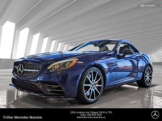 Vehicle has a comprehensive service history that attests to the impeccable maintenance that was always done at Mercedes-Benz Moncton, showcasing a commitment to preserving the vehicles performance and longevity.Equipped with Premium Package, AMG Drivers Package, Dark Ash Wood Trim and Much More !The heart of the SLC 43 is a handcrafted 3.0L V6 biturbo engine, delivering a potent 362 horsepower, propelling you from 0 to 60 mph in just 4.6 seconds.*Please call 506-859-1940 for additional information on finance rates.*