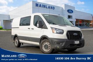 <p><strong><span style=font-family:Arial; font-size:18px;>Unleash your potential with the 2022 Ford Transit-150 Cargo Base, a symphony of power and elegance that awaits your command..</span></strong></p> <p><strong><span style=font-family:Arial; font-size:18px;>As the road stretches out before you, this vehicle doesnt just meet the standard, it redefines it..</span></strong> <br> This is more than just a van, its a new way of experiencing the world, your world, in a vehicle thats designed with you in mind.. This Ford Transit-150 Cargo van, featuring a radiant white exterior, is a testament to Fords commitment to craftsmanship and quality.</p> <p><strong><span style=font-family:Arial; font-size:18px;>Powered by a robust 3.5L 6-cylinder engine coupled with a smooth 10-speed automatic transmission, it delivers impressive performance that stands out in its class..</span></strong> <br> Safety is paramount, and this vehicle comes equipped with a traction control system, ABS brakes, and airbags on both sides, guaranteeing a secure journey for you and your cargo.. The electronic stability control system and front wheel independent suspension ensure a smooth and stable drive, irrespective of the road conditions.</p> <p><strong><span style=font-family:Arial; font-size:18px;>In addition, it has an ignition disable feature and a low tire pressure warning system to keep you informed and secure..</span></strong> <br> This van is not just about power and safety, its also about comfort and convenience.. The air conditioning system ensures a pleasant environment in all weather conditions.</p> <p><strong><span style=font-family:Arial; font-size:18px;>The power windows and steering enhance your driving experience, while the 1-touch down feature adds a touch of sophistication..</span></strong> <br> The AM/FM radio, steering wheel-mounted audio controls, and front beverage holders make your journey enjoyable.. This Ford Transit-150 Cargo van has travelled just 54,849 km, making it a reliable choice for your business or personal needs.</p> <p><strong><span style=font-family:Arial; font-size:18px;>Remember, as Henry Ford once said, Quality means doing it right when no one is looking. And this van is a perfect embodiment of that sentiment..</span></strong> <br> At Mainland Ford, we value diversity and inclusivity; we proudly say, We Speak Your Language. Our friendly and knowledgeable team is ready to assist you in finding the perfect vehicle that fits your lifestyle and budget.. Take the leap, redefine your journey, and command the road with the Ford Transit-150 Cargo.</p> <p><strong><span style=font-family:Arial; font-size:18px;>Drive home this symbol of power and elegance today..</span></strong> <br> Experience the Mainland Ford difference!</p><hr />
<p><br />
<br />
To apply right now for financing use this link:<br />
<a href=https://www.mainlandford.com/credit-application/>https://www.mainlandford.com/credit-application</a><br />
<br />
Looking for a new set of wheels? At Mainland Ford, all of our pre-owned vehicles are Mainland Ford Certified. Every pre-owned vehicle goes through a rigorous 96-point comprehensive safety inspection, mechanical reconditioning, up-to-date service including oil change and professional detailing. If that isnt enough, we also include a complimentary Carfax report, minimum 3-month / 2,500 km Powertrain Warranty and a 30-day no-hassle exchange privilege. Now that is peace of mind. Buy with confidence here at Mainland Ford!<br />
<br />
Book your test drive today! Mainland Ford prides itself on offering the best customer service. We also service all makes and models in our World Class service center. Come down to Mainland Ford, proud member of the Trotman Auto Group, located at 14530 104 Ave in Surrey for a test drive, and discover the difference!<br />
<br />
*** All pre-owned vehicle sales are subject to a $599 documentation fee, $149 Fuel Surcharge, $599 Safety and Convenience Fee and $500 Finance Placement Fee (if applicable) plus applicable taxes. ***<br />
<br />
VSA Dealer# 40139</p>

<p>*All prices plus applicable taxes, applicable environmental recovery charges, documentation of $599 and full tank of fuel surcharge of $76 if a full tank is chosen. <br />Other protection items available that are not included in the above price:<br />Tire & Rim Protection and Key fob insurance starting from $599<br />Service contracts (extended warranties) for coverage up to 7 years and 200,000 kms starting from $599<br />Custom vehicle accessory packages, mudflaps and deflectors, tire and rim packages, lift kits, exhaust kits and tonneau covers, canopies and much more that can be added to your payment at time of purchase<br />Undercoating, rust modules, and full protection packages starting from $199<br />Financing Fee of $500 when applicable<br />Flexible life, disability and critical illness insurances to protect portions of or the entire length of vehicle loan</p>