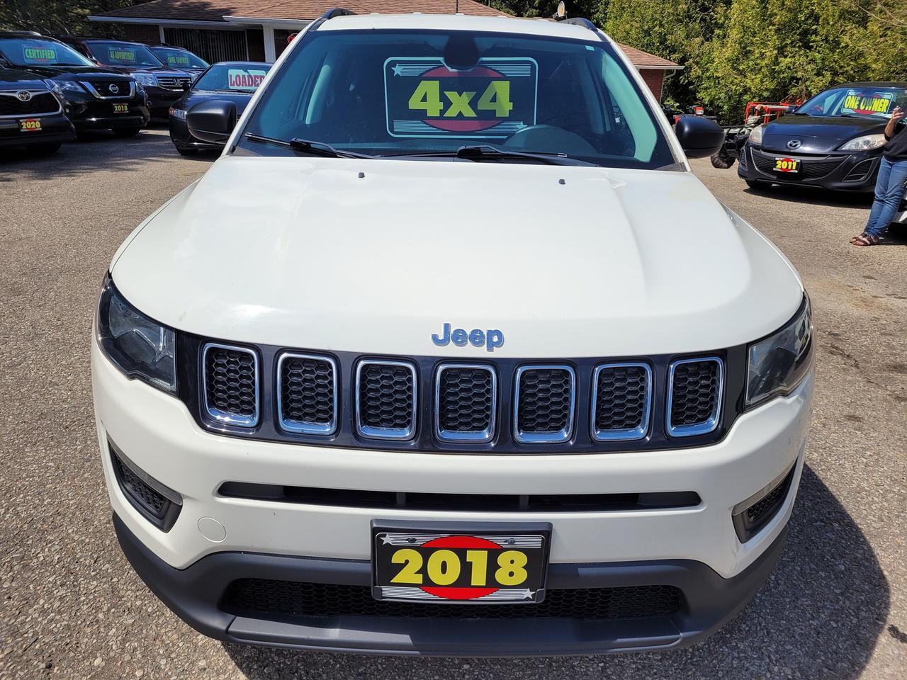 2018 Jeep Compass Sport 4x4 Clean CarFax Financing Trades Welcome! Photo1