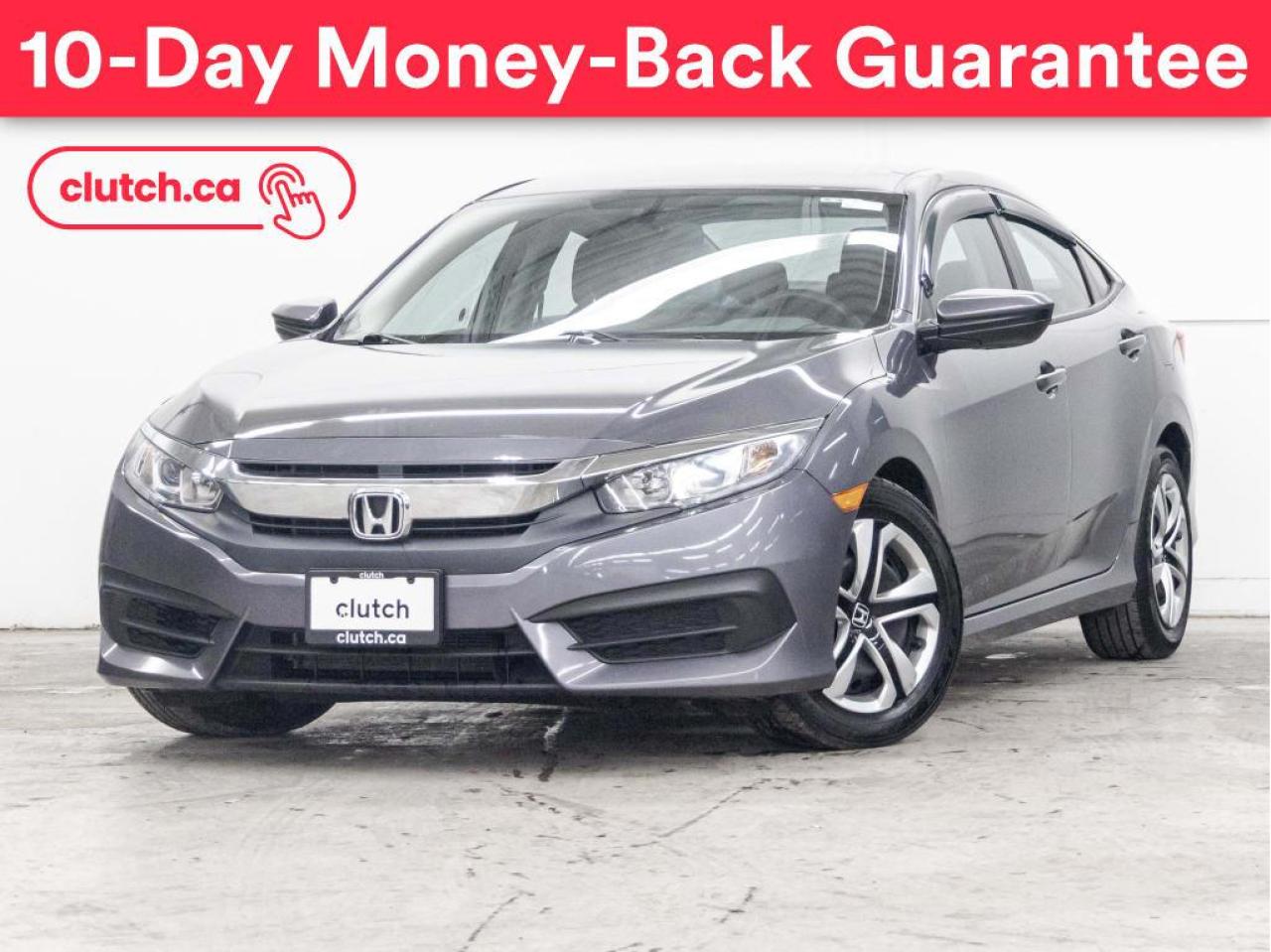Used 2018 Honda Civic Sedan LX w/ Apple CarPlay & Android Auto, Rearview Cam, A/C for sale in Toronto, ON
