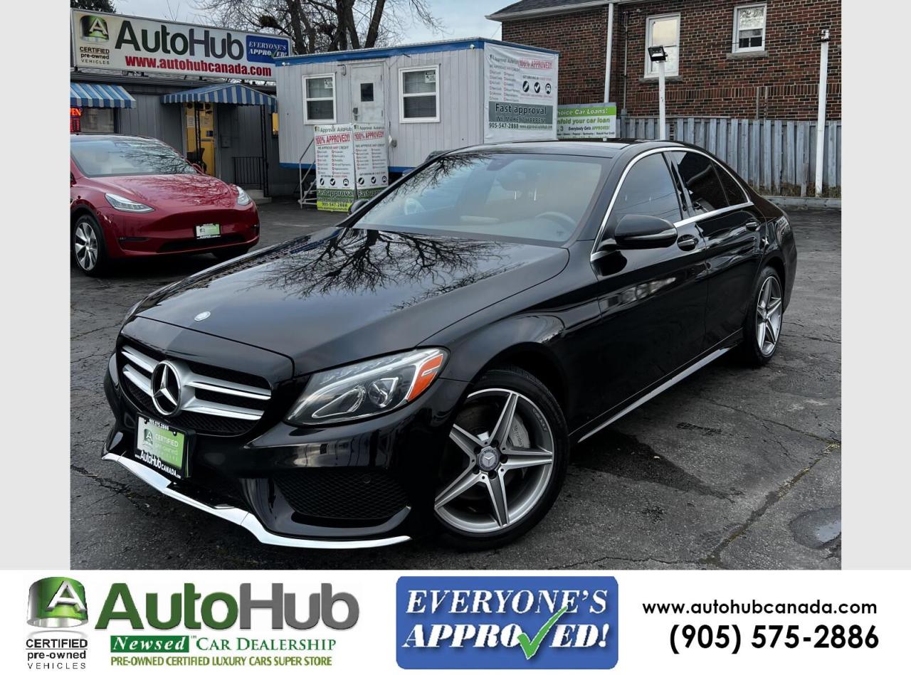 Used 2016 Mercedes-Benz C-Class C300 4MATIC/Premium Plus/Sport/LED Lights/AMG Pkg! for sale in Hamilton, ON