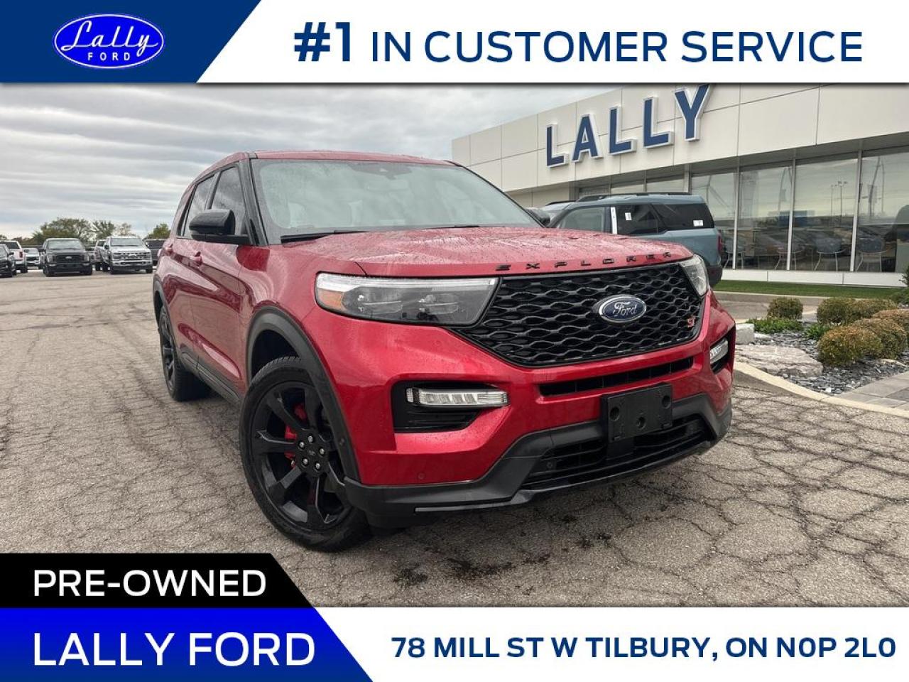 Used 2022 Ford Explorer ST, Street Pac, Nav, Moonroof!! for sale in Tilbury, ON
