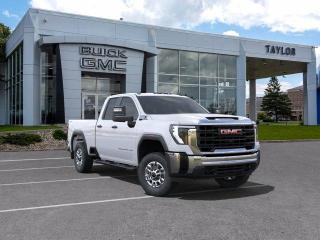 <b>6 inch Rectangular Tubular Assist Steps, 17 inch Aluminum Wheels, Spray-On Bedliner, Snow Plow Prep Package!</b><br> <br>   With stout build quality and astounding towing capability, there isnt a better choice than this GMC 2500HD for all your work-site needs. <br> <br>This 2024 GMC 2500HD is highly configurable work truck that can haul a colossal amount of weight thanks to its potent drivetrain. This truck also offers amazing interior features that nestle occupants in comfort and luxury, with a great selection of tech features. For heavy-duty activities and even long-haul trips, the 2500HD is all the truck youll ever need.<br> <br> This interstellar wh Extended Cab 4X4 pickup   has an automatic transmission and is powered by a  401HP 6.6L 8 Cylinder Engine.<br> <br> Our Sierra 2500HDs trim level is Pro. This Sierra 2500HD Pro comes ready to work with plenty of useful features including a heavy-duty locking differential, signature LED lighting, a 7 inch touchscreen infotainment system with Apple CarPlay and Android Auto, a CornerStep rear bumper, cargo tie downs hooks and easy to clean rubber floors. Additionally, this truck also comes with a locking tailgate, a rear vision camera, StabiliTrak, cruise control, air conditioning, power windows, power locks, teen driver technology and a trailering package with hitch guidance. This vehicle has been upgraded with the following features: 6 Inch Rectangular Tubular Assist Steps, 17 Inch Aluminum Wheels, Spray-on Bedliner, Snow Plow Prep Package. <br><br> <br>To apply right now for financing use this link : <a href=https://www.taylorautomall.com/finance/apply-for-financing/ target=_blank>https://www.taylorautomall.com/finance/apply-for-financing/</a><br><br> <br/>    5.49% financing for 84 months. <br> Buy this vehicle now for the lowest bi-weekly payment of <b>$509.56</b> with $0 down for 84 months @ 5.49% APR O.A.C. ( Plus applicable taxes -  Plus applicable fees   / Total Obligation of $92743  ).  Incentives expire 2024-04-30.  See dealer for details. <br> <br> <br>LEASING:<br><br>Estimated Lease Payment: $589 bi-weekly <br>Payment based on 9.5% lease financing for 48 months with $0 down payment on approved credit. Total obligation $61,260. Mileage allowance of 20,000 KM/year. Offer expires 2024-04-30.<br><br><br><br> Come by and check out our fleet of 90+ used cars and trucks and 170+ new cars and trucks for sale in Kingston.  o~o