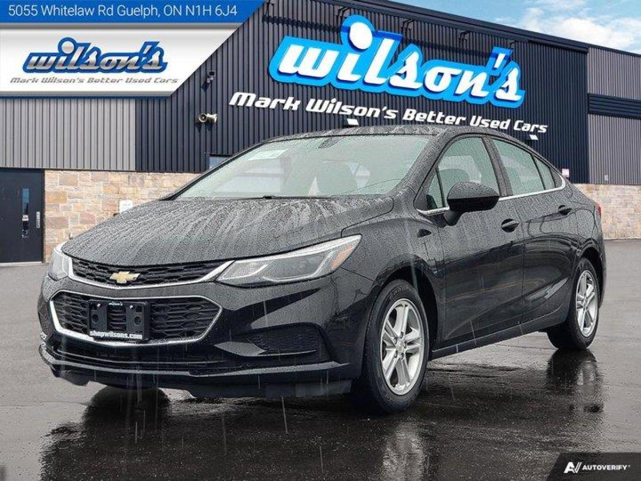 Used 2018 Chevrolet Cruze LT Sedan, Power Seat, Heated Seats, Bluetooth, Rear Camera, Alloy Wheels and more! for sale in Guelph, ON