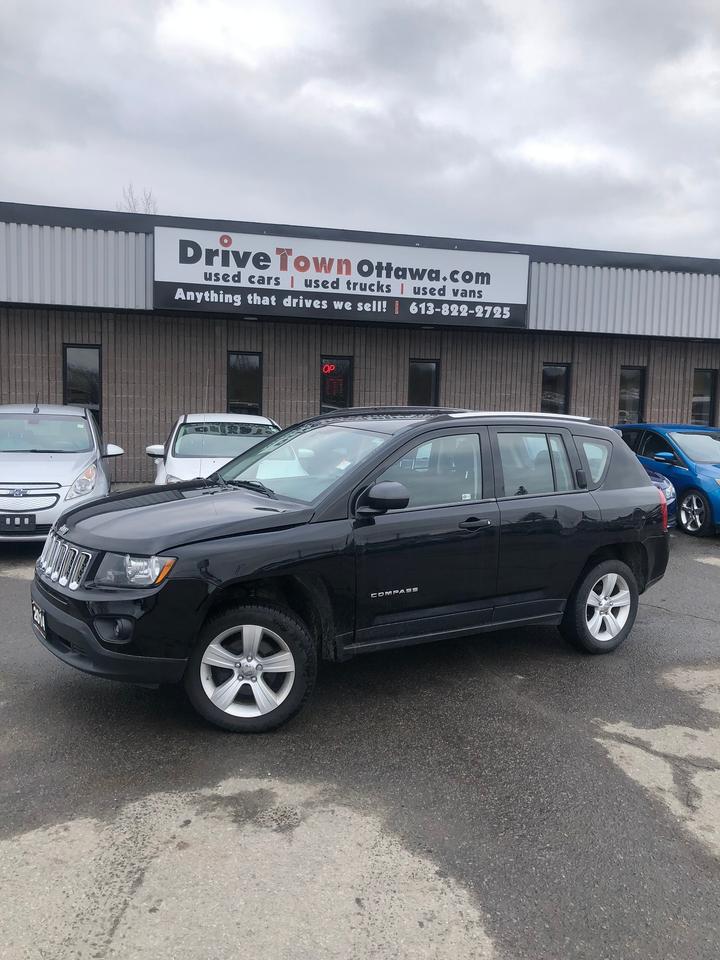 <p><span style=background-color: #ffffff;><span style=color: #3a3a3a; font-family: Roboto, sans-serif;><span style=font-size: 15px;>2014 JEEP COMPASS,4X4, SPORT,&nbsp;BLACK, BLUE SPORT LOW MILLAGE&nbsp;</span></span></span></p><p>&nbsp; <strong>**ADVERTISED PRICE IS OUR CASH PRICE**</strong><br><br data-start=318 data-end=321>DRIVETOWNOTTAWA.COM, COME VISIT US/VENEZ NOUS VISITER! **TAXES AND LICENSING ARE EXTRA. FINANCING CHARGES ARE APPLICABLE EXAMPLE: BANK FINANCING FEE, PPSA, INTEREST CHARGES **QUEBEC SAFETY FEE APPLICABLE</p>