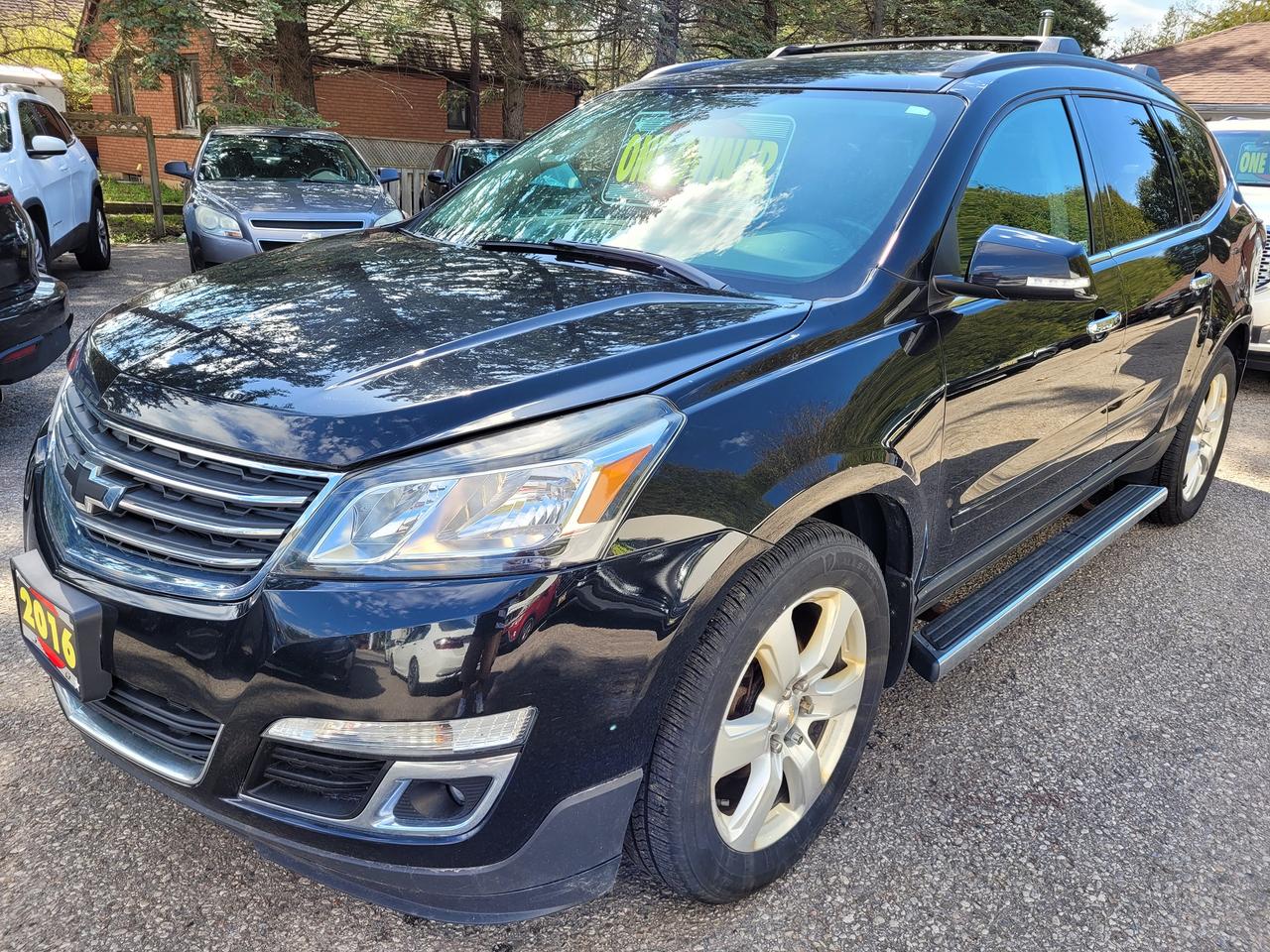 <p>1-Owner, Accident Free, Certified, Financing Available & Trade-ins Welcome</p><p>Looking for a spacious and reliable SUV with a clean CarFax history? Look no further than this 2016 Chevrolet Traverse AWD 4dr LT with 1LT trim. This black beauty comes equipped with all the bells and whistles you need for comfortable family adventures. With its powerful 3.6L V6 engine, this Traverse effortlessly tackles the road while offering ample cargo space for all your gear.</p><p>Step inside and experience the comfort of heated front seats, a leather steering wheel, and a premium sound system that will keep everyone entertained. This Traverse also features a sunroof/moonroof to let in the sunshine and a rearview camera for added safety. And with its impressive all-wheel drive system, you can conquer any road condition with confidence.</p><p>Dont miss out on this amazing opportunity to own a well-maintained and versatile Chevrolet Traverse. Visit Rockwood Motor Products today and see for yourself why this Traverse is the perfect choice for families on the go!</p><p>Here are 5 features that really sizzle:</p><ul><li><strong>All-wheel drive</strong> provides confident handling in any weather condition.</li><li><strong>Heated front seats</strong> keep you cozy on those chilly mornings.</li><li><strong>Sunroof/moonroof</strong> allows you to soak up the sunshine and enjoy the fresh air.</li><li><strong>Rearview camera</strong> makes parking and maneuvering a breeze.</li><li><strong>Premium sound system</strong> creates an immersive listening experience for the whole family.</li></ul><p>This Traverse is ready for its next adventure, are you? Contact Rockwood Motor Products today!</p><p><em>Powered by AutoIntelligence&trade; AI</em></p>