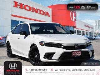 Used 2022 Honda Civic Sport APPLE CARPLAY™/ANDROID AUTO™ | REARVIEW CAMERA | HEATED SEATS for sale in Cambridge, ON
