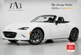 This beautiful 2018 Mazda Miata MX-5 is a local Ontario vehicle with a clean Carfax report. With a manual transmission and sleek alloy wheels, its a roadster thats not just about getting from A to B, but about embracing the sheer joy of the journey.

Key features Include:

- Manual folding convertible roof
- Manual Transmission
- Alloy Wheels
- SkyActiv Technology
- 2.0-Liter Engine
- Keyless Entry
- Air Conditioning
- Power Windows
- Bluetooth Connectivity
- AM/FM Radio
- Steering Wheel Controls
- Push-Button Start
- Sport Suspension
- Navigation System
- Blindspot monitoring
- Stability Control


NOW OFFERING 3 MONTH DEFERRED FINANCING PAYMENTS ON APPROVED CREDIT. 

Looking for a top-rated pre-owned luxury car dealership in the GTA? Look no further than Toronto Auto Brokers (TAB)! Were proud to have won multiple awards, including the 2023 GTA Top Choice Luxury Pre Owned Dealership Award, 2023 CarGurus Top Rated Dealer, 2023 CBRB Dealer Award, the 2023 Three Best Rated Dealer Award, and many more!

With 30 years of experience serving the Greater Toronto Area, TAB is a respected and trusted name in the pre-owned luxury car industry. Our 30,000 sq.Ft indoor showroom is home to a wide range of luxury vehicles from top brands like BMW, Mercedes-Benz, Audi, Porsche, Land Rover, Jaguar, Aston Martin, Bentley, Maserati, and more. And we dont just serve the GTA, were proud to offer our services to all cities in Canada, including Vancouver, Montreal, Calgary, Edmonton, Winnipeg, Saskatchewan, Halifax, and more.

At TAB, were committed to providing a no-pressure environment and honest work ethics. As a family-owned and operated business, we treat every customer like family and ensure that every interaction is a positive one. Come experience the TAB Lifestyle at its truest form, luxury car buying has never been more enjoyable and exciting!

We offer a variety of services to make your purchase experience as easy and stress-free as possible. From competitive and simple financing and leasing options to extended warranties, aftermarket services, and full history reports on every vehicle, we have everything you need to make an informed decision. We welcome every trade, even if youre just looking to sell your car without buying, and when it comes to financing or leasing, we offer same day approvals, with access to over 50 lenders, including all of the banks in Canada. Feel free to check out your own Equifax credit score without affecting your credit score, simply click on the Equifax tab above and see if you qualify.

So if youre looking for a luxury pre-owned car dealership in Toronto, look no further than TAB! We proudly serve the GTA, including Toronto, Etobicoke, Woodbridge, North York, York Region, Vaughan, Thornhill, Richmond Hill, Mississauga, Scarborough, Markham, Oshawa, Peteborough, Hamilton, Newmarket, Orangeville, Aurora, Brantford, Barrie, Kitchener, Niagara Falls, Oakville, Cambridge, Kitchener, Waterloo, Guelph, London, Windsor, Orillia, Pickering, Ajax, Whitby, Durham, Cobourg, Belleville, Kingston, Ottawa, Montreal, Vancouver, Winnipeg, Calgary, Edmonton, Regina, Halifax, and more.

Call us today or visit our website to learn more about our inventory and services. And remember, all prices exclude applicable taxes and licensing, and vehicles can be certified at an additional cost of $799.