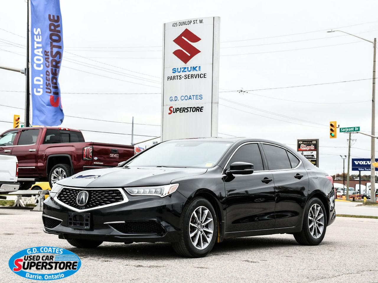 Used 2018 Acura TLX Tech ~Nav ~Camera ~Heated Leather ~Roof ~Bluetooth for sale in Barrie, ON