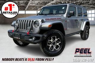 2018 JEEP WRANGLER JL UNLIMITED RUBICON | HEATED LEATHER SEATS | HEATED STEERING WHEEL | REMOTE START | STEEL BUMPER GROUP | TRAILER TOW GROUP | LED LIGHTING GROUP | UCONNECT 4C NAV | BLIND SPOT | MOPAR HARDTOP HEAD LINER | BODY COLOUR HARD TOP | BODY COLOUR FENDER FLARES

BEST VALUE JL RUBICON IN CANADA

One Owner Clean Carfax

We have a fantastic selection of freshly traded vehicles ready for anyone looking to SAVE BIG $$$!!! Over 7 acres and 1000 New & Used vehicles in inventory!

WE TAKE ALL TRADES & CREDIT. WE SHIP ANYWHERE IN CANADA! OUR TEAM IS READY TO SERVE YOU 7 DAYS! COME SEE WHY NOBODY BEATS A DEAL FROM PEEL! Your Source for ALL make and models used cars and trucks
______________________________________________________

*FREE CarFax (click the link above to check it out at no cost to you!)*

*FULLY CERTIFIED! (Have you seen some of these other dealers stating in their advertisements that certification is an additional fee? NOT HERE! Our certification is already included in our low sale prices to save you more!)

______________________________________________________

Have you followed us on YouTube, Instagram and TikTok yet? We have Monthly giveaways to Subscribers!

Serving, Toronto, Mississauga, Oakville, Hamilton, Niagara, Kingston, Oshawa, Ajax, Markham, Brampton, Barrie, Vaughan, Parry Sound, Sudbury, Sault Ste. Marie and Northern Ontario! We have nearly 1000 new and used vehicles available to choose from.

Peel Chrysler in Mississauga, Ontario serves and delivers to buyers from all corners of Ontario and Canada including Toronto, Oakville, North York, Richmond Hill, Ajax, Hamilton, Niagara Falls, Brampton, Thornhill, Scarborough, Vaughan, London, Windsor, Cambridge, Kitchener, Waterloo, Brantford, Sarnia, Pickering, Huntsville, Milton, Woodbridge, Maple, Aurora, Newmarket, Orangeville, Georgetown, Stouffville, Markham, North Bay, Sudbury, Barrie, Sault Ste. Marie, Parry Sound, Bracebridge, Gravenhurst, Oshawa, Ajax, Kingston, Innisfil and surrounding areas. On our website www.peelchrysler.com, you will find a vast selection of new vehicles including the new and used Ram 1500, 2500 and 3500. Chrysler Grand Caravan, Chrysler Pacifica, Jeep Cherokee, Wrangler and more. All vehicles are priced to sell. We deliver throughout Canada. website or call us 1-866-652-6197. 

All advertised prices are for cash sale only. Optional Finance and Lease terms are available. A Loan Processing Fee of $499 may apply to facilitate selected Finance or Lease options. If opting to trade an encumbered vehicle towards a purchase and require Peel Chrysler to facilitate a lien payout on your behalf, a Lien Payout Fee of $299 may apply. Contact us for details. Peel Chrysler Pre-Owned Vehicles come standard with only one key.
