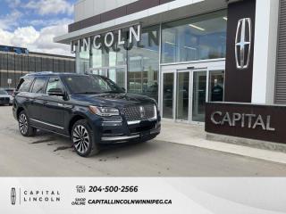 # Check out this vehicles pictures, features, options and specs, and let us know if you have any questions. Helping find the perfect vehicle FOR YOU is our only priority.P.S...Sometimes texting is easier. Text 1-431-400-9679 for fast answers at your fingertips! Lincoln Navigator boasts the towing and load potential of a truck with the comfort and convenience of a luxury sedan. The Navigator offers real space for up to eight passengers. It also features enormous cargo capacity. Navigator is rated to tow up to 9,000 pounds. Flight Blue Metallic Clearcoat in colour, this luxury vehicle is powered by a 4WD Twin Turbo Premium Unleaded V-6 3.5 L/213 engine. Two second-row captains chairs and a third-row bench seat are standard for seven-passenger seating. Rear seats are heated, while the front seats are both heated and cooled. A power-folding third-row seat and power liftgate come standard. Other standard features include THX II Certified 5.1 Surround Sound audio with Sirius XM radio, plus input jacks for auxiliary audio, USB, and headphones; voice-activated SYNC with AppLink: voice-activated navigation with integrated Sirius XM Traffic and Sirius XM Travel Link; dual-zone automatic climate control with rear-seat fan and controls; leather-and-wood steering wheel with audio and climate controls; 10-way adjustable front seats; power-adjustable pedals; keyless entry keypad; remote keyless entry; front seat position memory; power-deploying running boards; roof rack; high-intensity discharge headlights; power-folding mirrors with integrated spotter mirrors, memory and puddle lamps; and fog lamps. Come down to Capital today for a test drive!