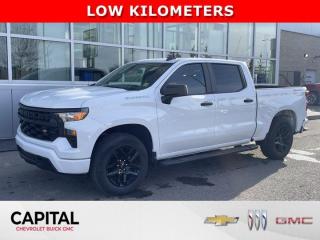 Accessories include running boards.This Chevrolet Silverado 1500 boasts a Turbocharged Gas I4 2.7L/166 engine powering this Automatic transmission. ENGINE, 2.7L TURBO HIGH-OUTPUT (310 hp [231 kW] @ 5600 rpm, 430 lb-ft of torque [583 Nm] @ 3000 rpm) (STD), Wireless Phone Projection for Apple CarPlay and Android Auto, Windows, power rear, express down.*This Chevrolet Silverado 1500 Features the Following Options *Window, power front, passenger express down, Window, power front, drivers express up/down, Wi-Fi Hotspot capable (Terms and limitations apply. See onstar.ca or dealer for details.), Wheels, 20 x 9 (50.8 cm x 22.9 cm) Bright Silver painted aluminum, Wheel, 17 x 8 (43.2 cm x 20.3 cm) full-size, steel spare, USB Ports, rear, dual, charge-only (Beginning with the start of production certain vehicles will be forced to include (RFO) Not Equipped with USB ports rear.), USB Ports, 2, Charge/Data ports located on the instrument panel, Transfer case, single speed electronic Autotrac with push button control (4WD models only), Tires, 275/60R20 all-season, blackwall, Tire, spare 255/80R17SL all-season, blackwall.*Stop By Today *For a must-own Chevrolet Silverado 1500 come see us at Capital Chevrolet Buick GMC Inc., 13103 Lake Fraser Drive SE, Calgary, AB T2J 3H5. Just minutes away!