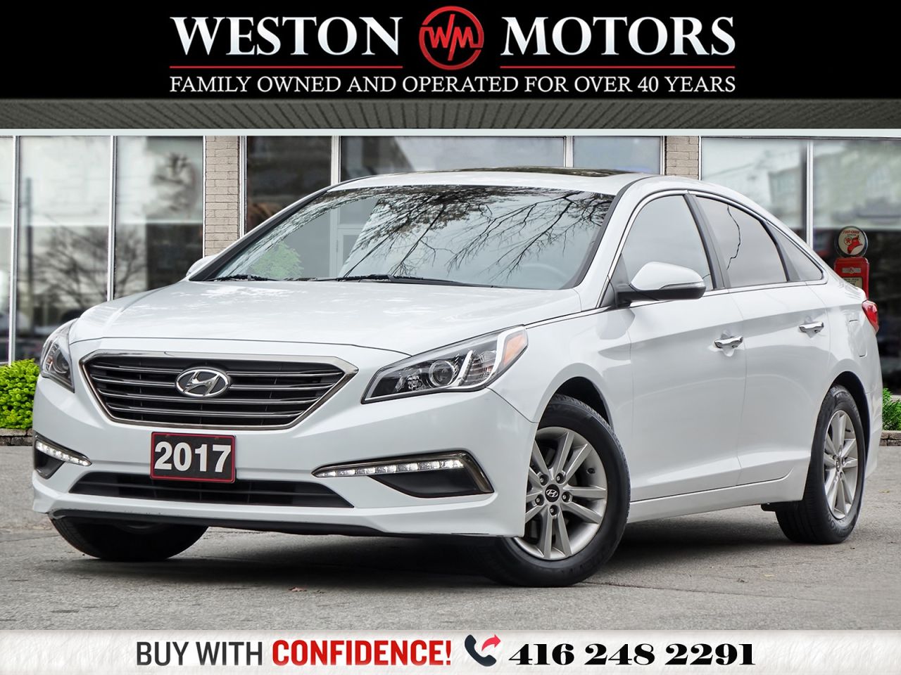 2017 Hyundai Sonata *WOW!!*LOW MILEAGE*SUNROOF*HEATED SEAT/WHEEL!!