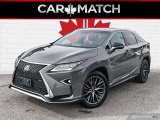 Used 2018 Lexus RX 350 F-SPORT / RED LEATHER / NAV / PANO SUNROOF for sale in Cambridge, ON