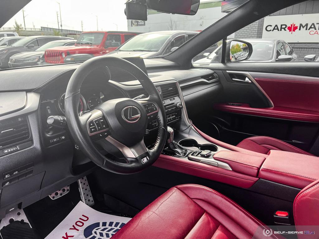 2018 Lexus RX 350 F-SPORT / RED LEATHER / NAV / PANO SUNROOF - Photo #10