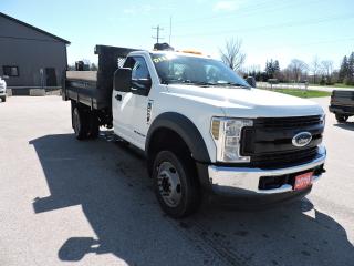 Used 2018 Ford F-550 XL Diesel 4X4 11-Foot Del Dump Box for sale in Gorrie, ON
