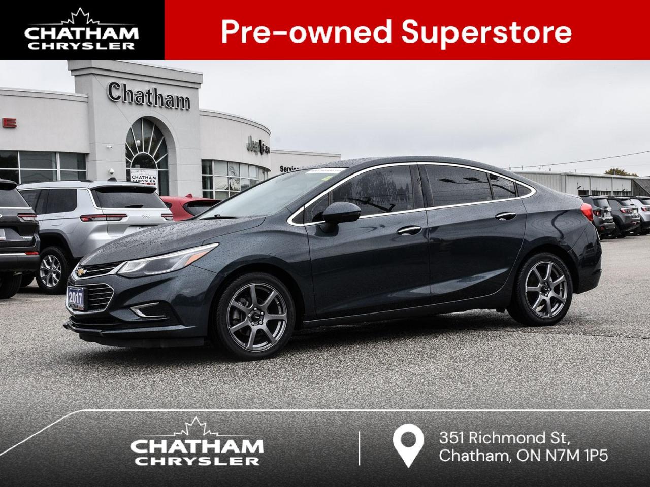 Used 2017 Chevrolet Cruze Premier Auto Premier for sale in Chatham, ON