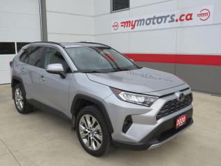 2020 Toyota Rav4 Limited **LOW KM ONE OWNER**       (**AUTOMATIC**AIR CONDITION**LEATHER**SUNROOF**NAVIGATION**HEATED SEATS**COOLED SEATS**BACKUP CAMERA**POWER SEATS**HEATED STEERING WHEEL**ALLOYS **POWER LIFTGATE**MEMORY SEATS**360 CAMERA**BLUETOOTH**LANE DEPARTURE**BLIND SPOT MONITOR**FRONT COLLISION WARNING**KEYLESS ENTERY**PUSH START**DUAL CLIMATE CONTROL**USB**AUX**)    *** VEHICLE COMES CERTIFIED/DETAILED *** NO HIDDEN FEES *** FINANCING OPTIONS AVAILABLE - WE DEAL WITH ALL MAJOR BANKS JUST LIKE BIG BRAND DEALERS!! ***     HOURS: MONDAY - WEDNESDAY & FRIDAY 8:00AM-5:00PM - THURSDAY 8:00AM-7:00PM - SATURDAY 8:00AM-1:00PM    ADDRESS: 7 ROUSE STREET W, TILLSONBURG, N4G 5T5