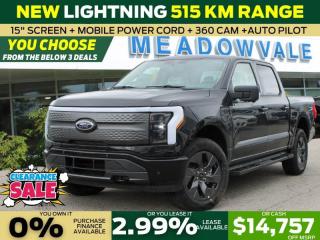 New 2023 Ford F-150 Lightning XLT for sale in Mississauga, ON