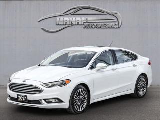 Used 2017 Ford Fusion Titanium AWD R.Starter Sunroof Heated Seat Leather for sale in Concord, ON