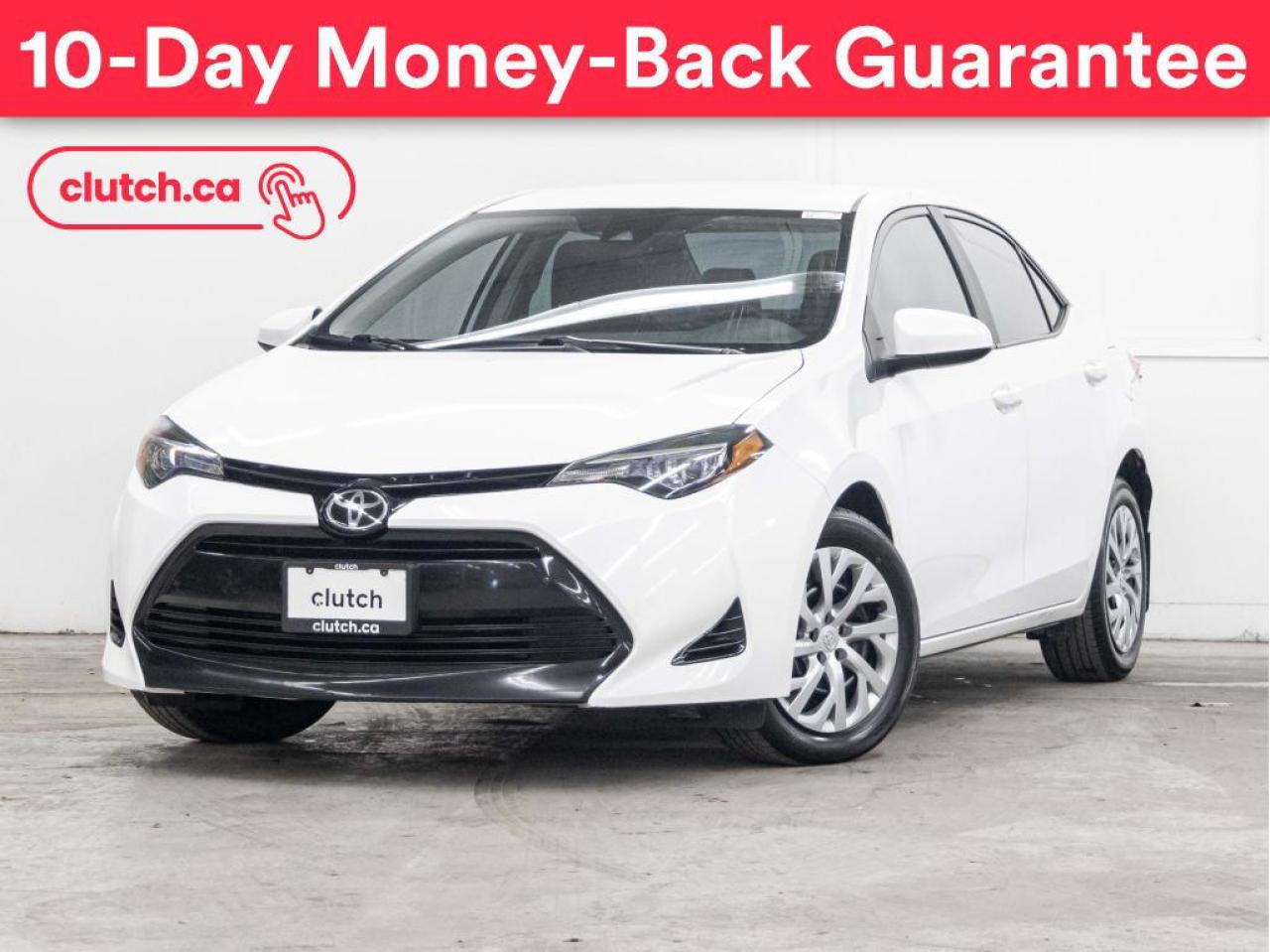 Used 2018 Toyota Corolla LE w/ Rearview Camera, Heated Front Seats for sale in Toronto, ON