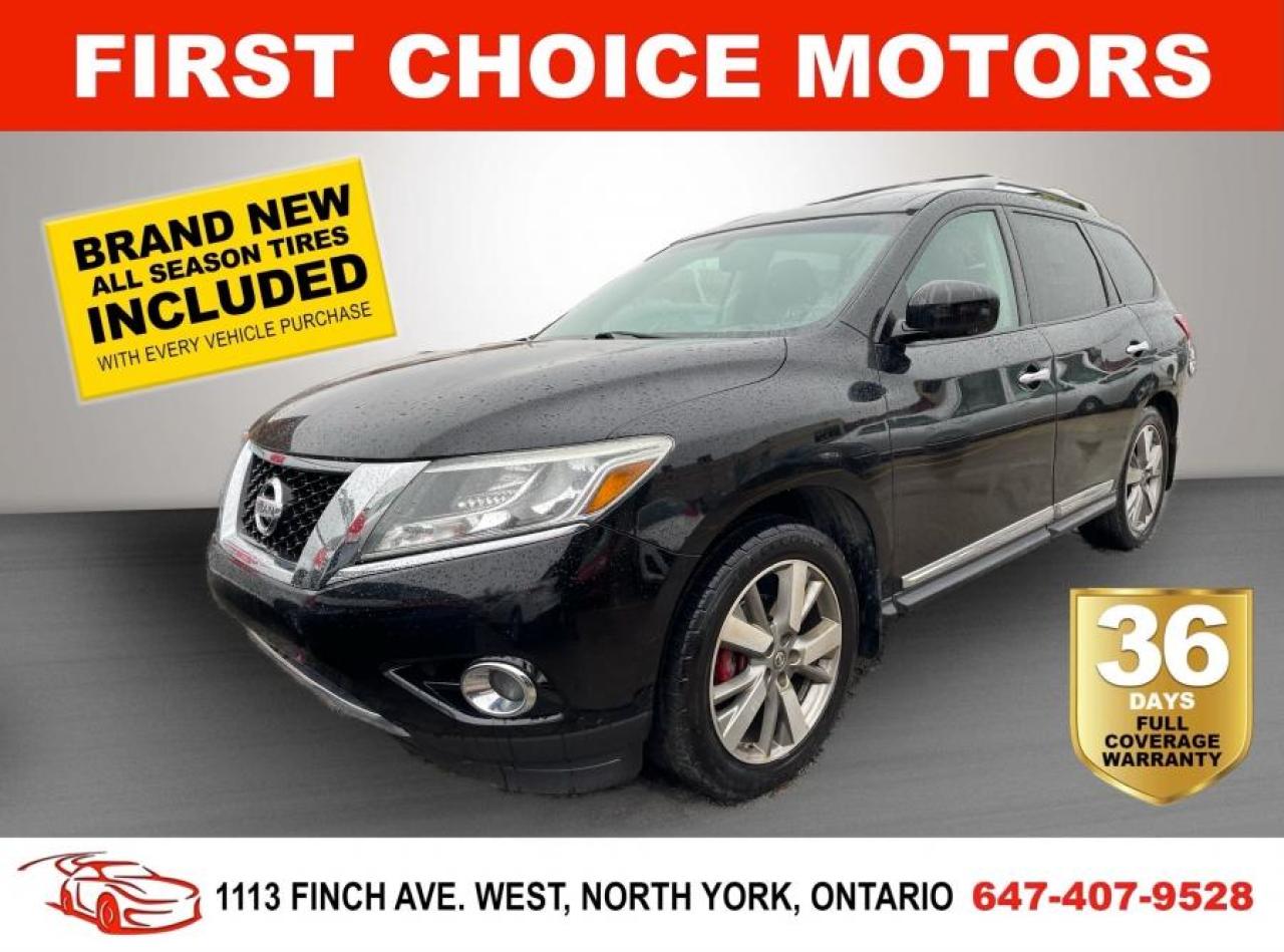 Used 2013 Nissan Pathfinder PLATINUM ~AUTOMATIC, FULLY CERTIFIED WITH WARRANTY for sale in North York, ON