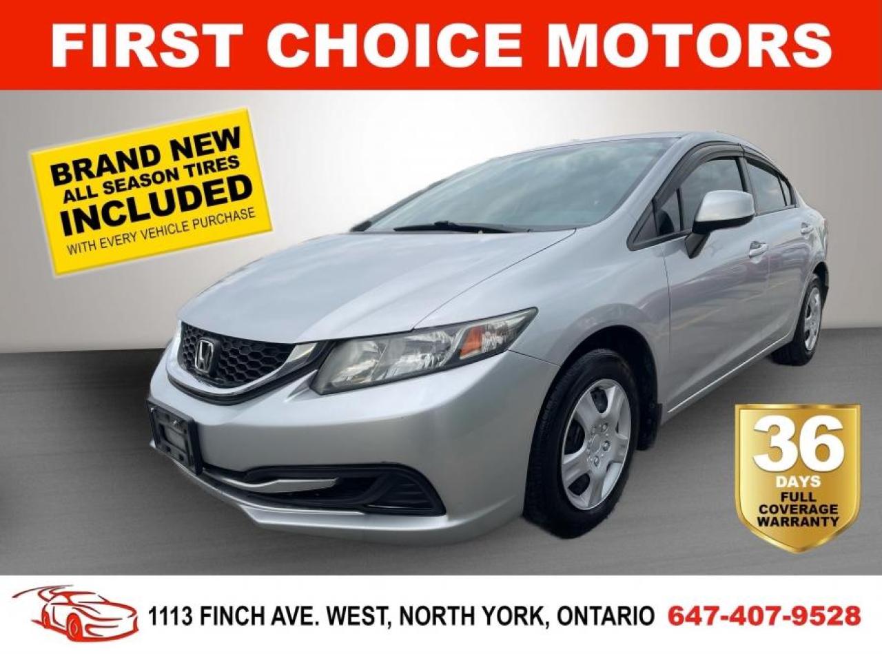 Used 2013 Honda Civic LX ~AUTOMATIC, FULLY CERTIFIED WITH WARRANTY!!!~ for sale in North York, ON