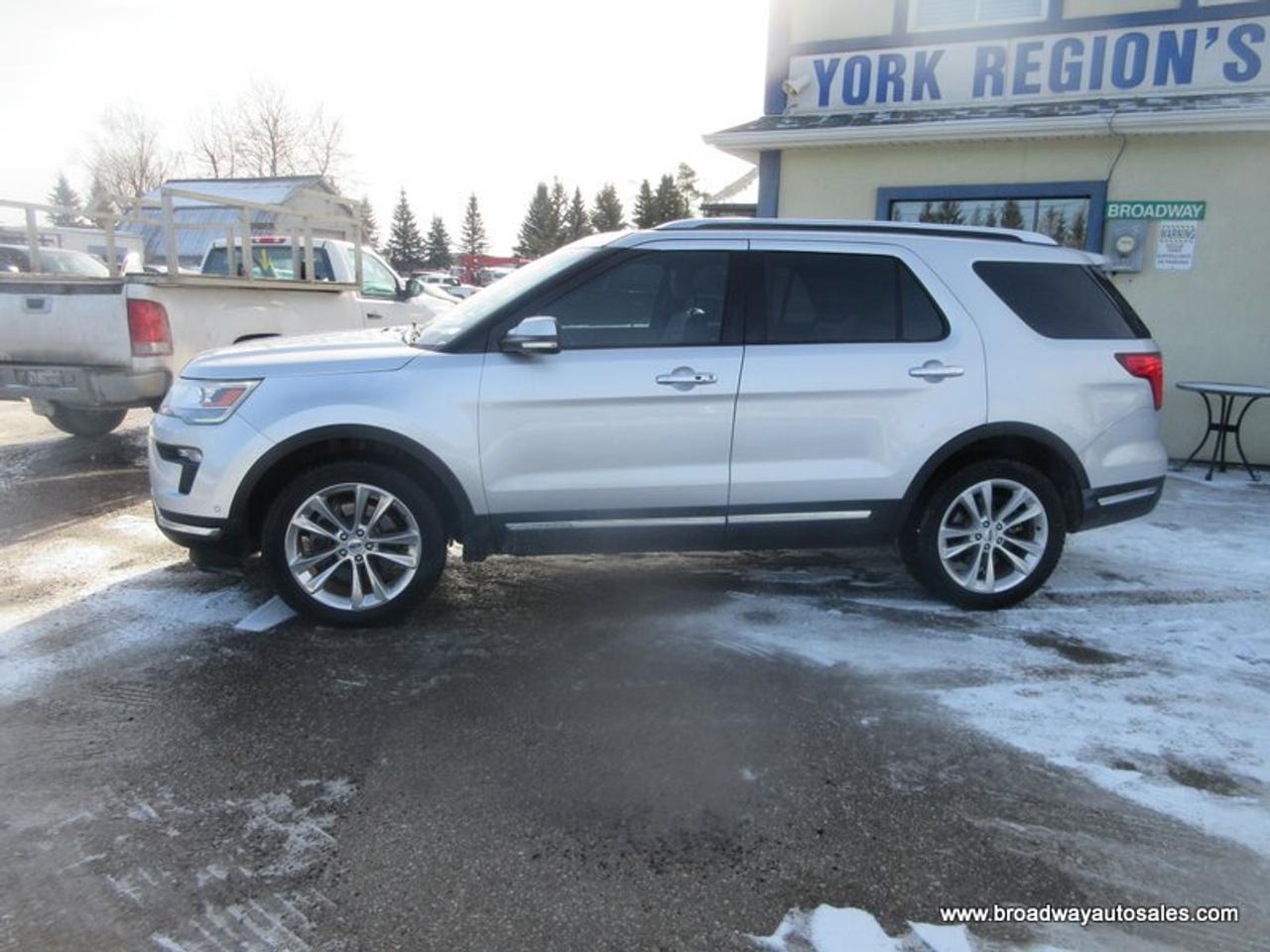 2019 Ford Explorer FOUR-WHEEL DRIVE LIMITED-EDITION 7 PASSENGER 2.3L - ECO-BOOST.. BENCH & 3RD ROW.. NAVIGATION.. DUAL SUNROOF.. LEATHER.. HEATED/AC SEATS.. SONY AUDIO.. Photo