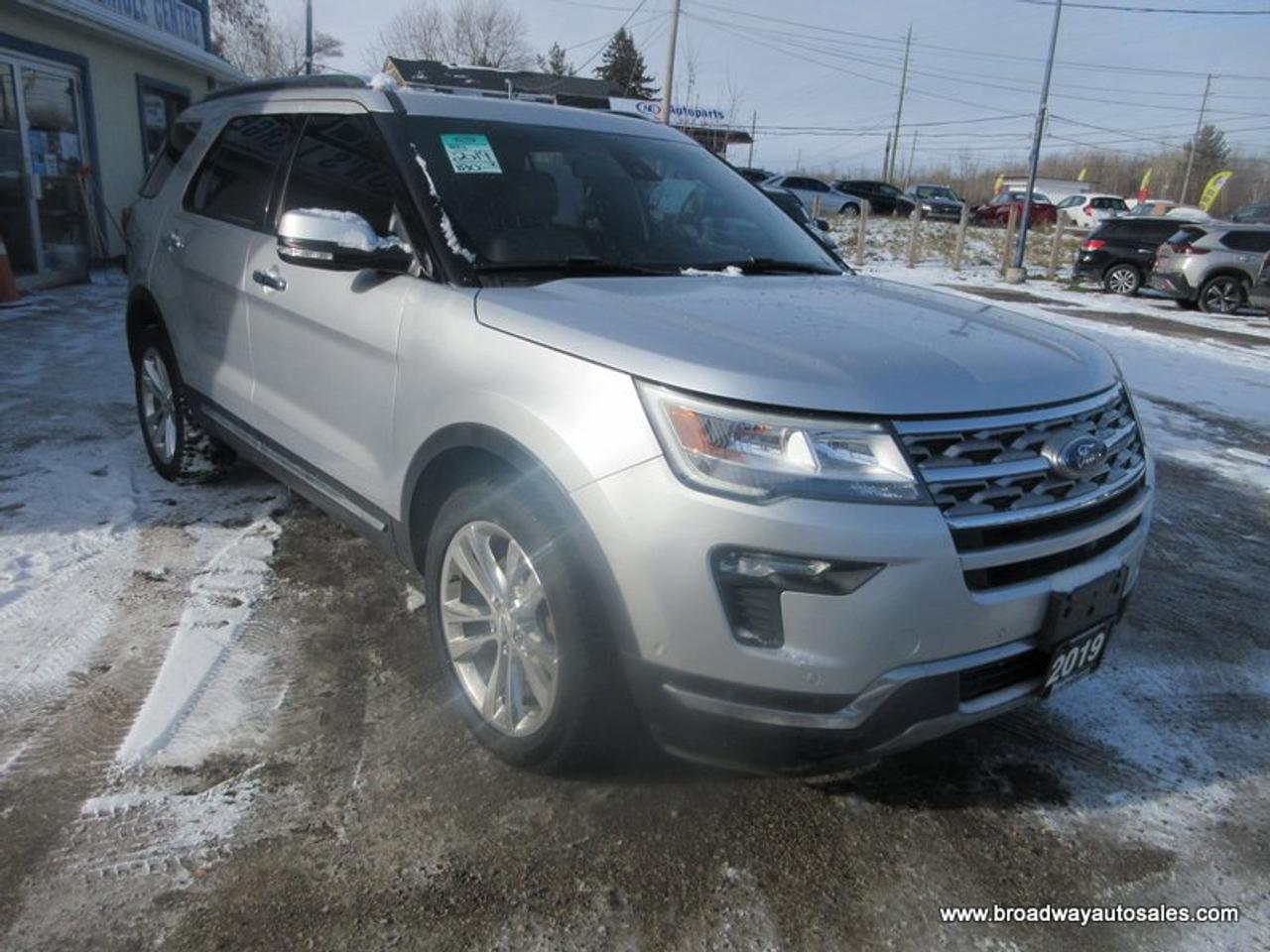 2019 Ford Explorer FOUR-WHEEL DRIVE LIMITED-EDITION 7 PASSENGER 2.3L - ECO-BOOST.. BENCH & 3RD ROW.. NAVIGATION.. DUAL SUNROOF.. LEATHER.. HEATED/AC SEATS.. SONY AUDIO.. Photo