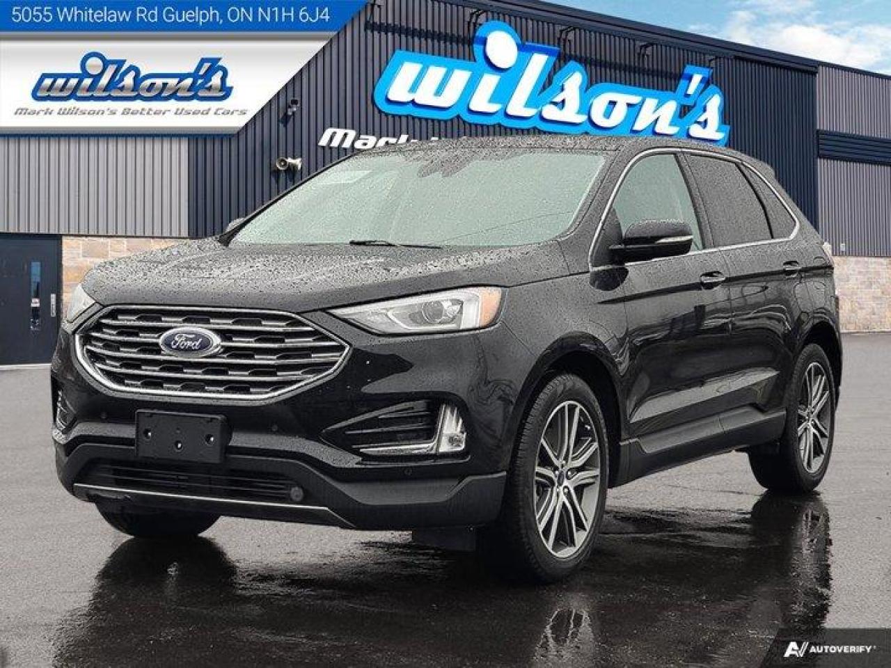 Used 2022 Ford Edge Titanium, AWD, Navigation, Leather, Sunroof, Heated Seats, Power Group, Alloy Wheels and Much More! for sale in Guelph, ON