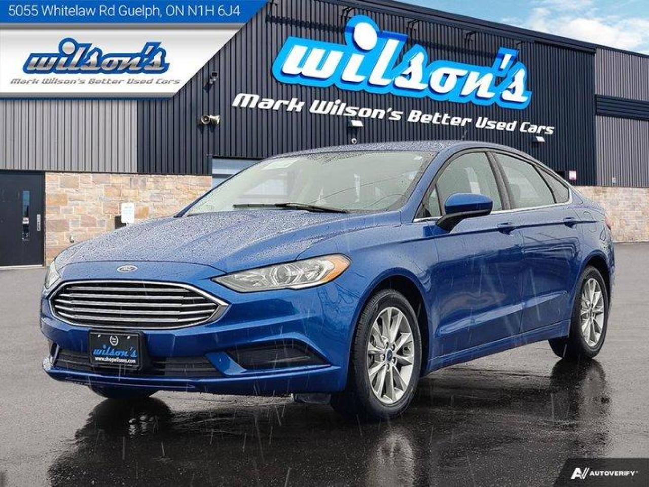 Used 2017 Ford Fusion SE, Low Km's ! , Power Group, Bluetooth, Steering wheel Controls, Cruise, New Tires & New Brakes! for sale in Guelph, ON