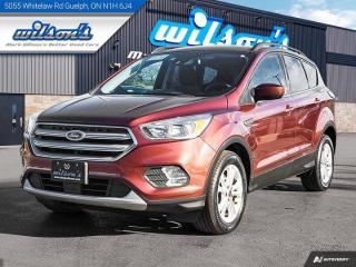 Used 2018 Ford Escape SE- Heated Seats, Blind spot, Adaptive cruse, Reverse Camera, Alloy Wheels and More ! for sale in Guelph, ON