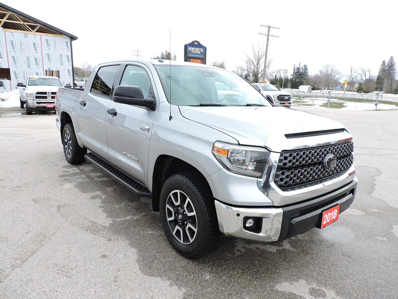 2018 Toyota Tundra 4x4 Crewmax SR5 TRD  5.7L Sunroof New Brakes