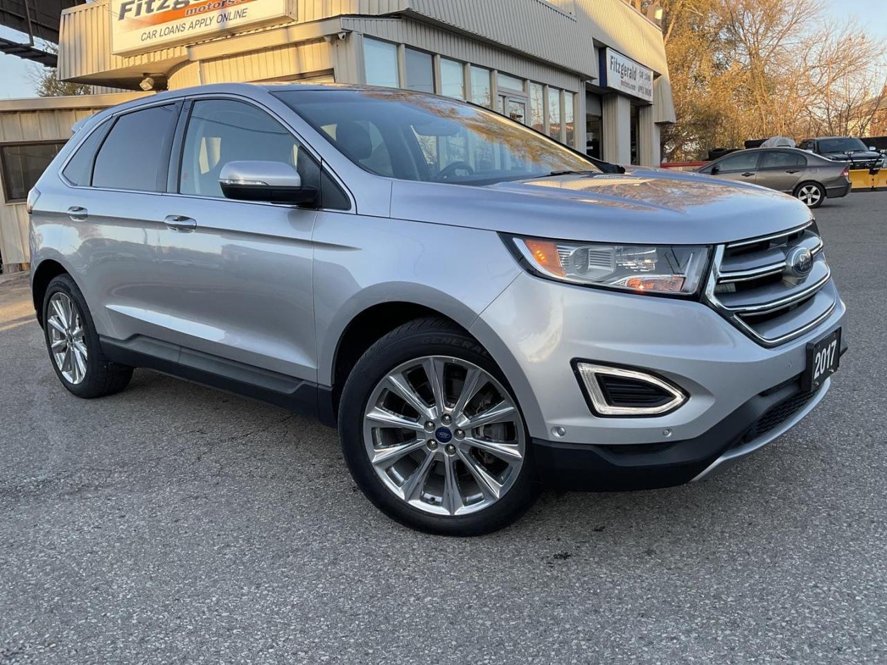 Used 2017 Ford Edge Titanium AWD - LEATHER! NAV! FRONT/REAR CAM! BSM! PANO ROOF! for sale in Kitchener, ON