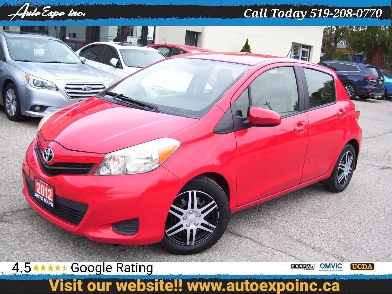 2012 Toyota Yaris LE,Auto,A/C,Gas Saver,Certified,Bluetooth,Key Less