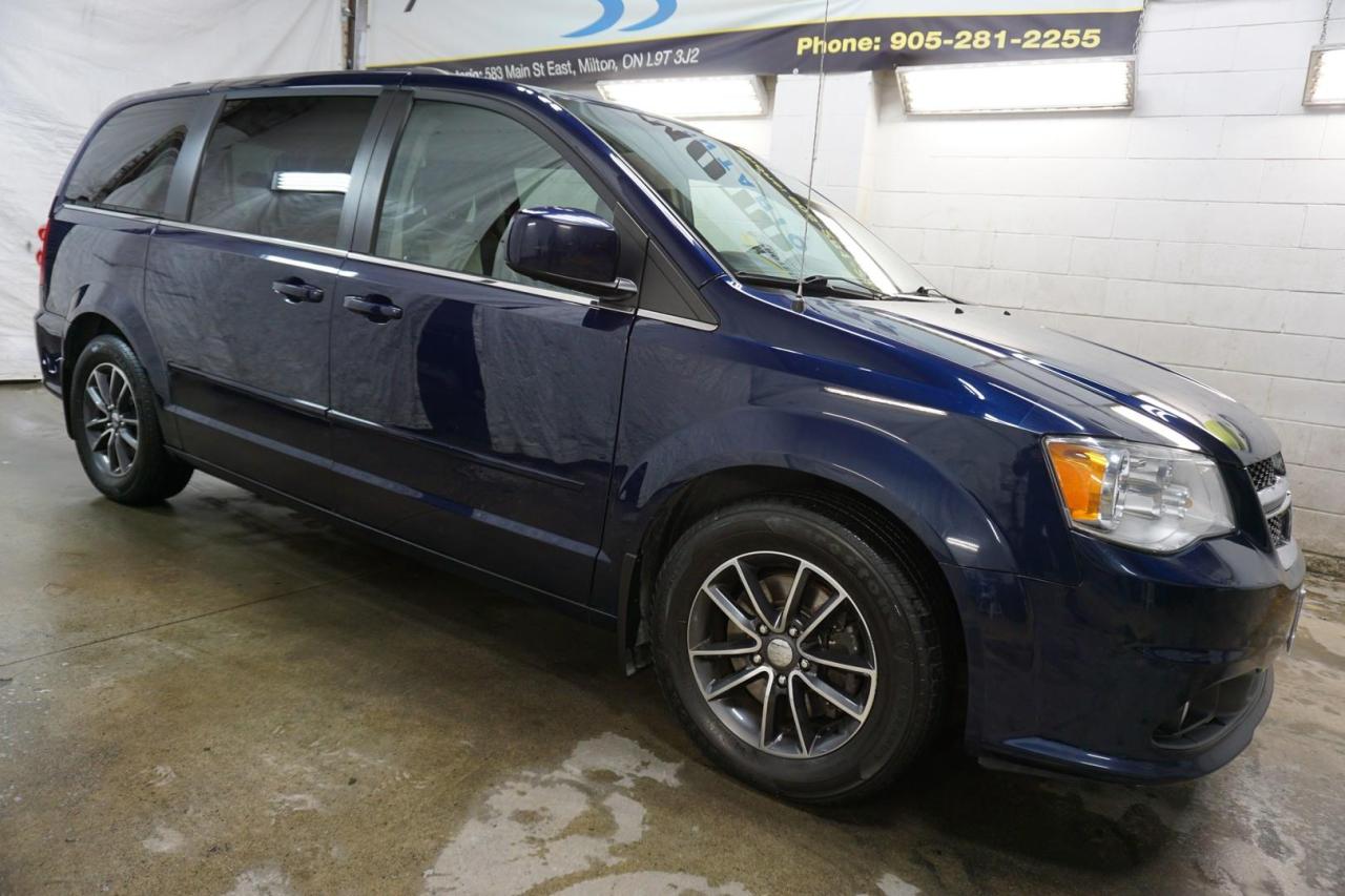 Used 2017 Dodge Grand Caravan SXT PREMUIM *ACCIDENT FREE* CERTIFIED NAVI CMAERA DVD BLUETOOTH LEATHER CRUISE ALLOYS for sale in Milton, ON