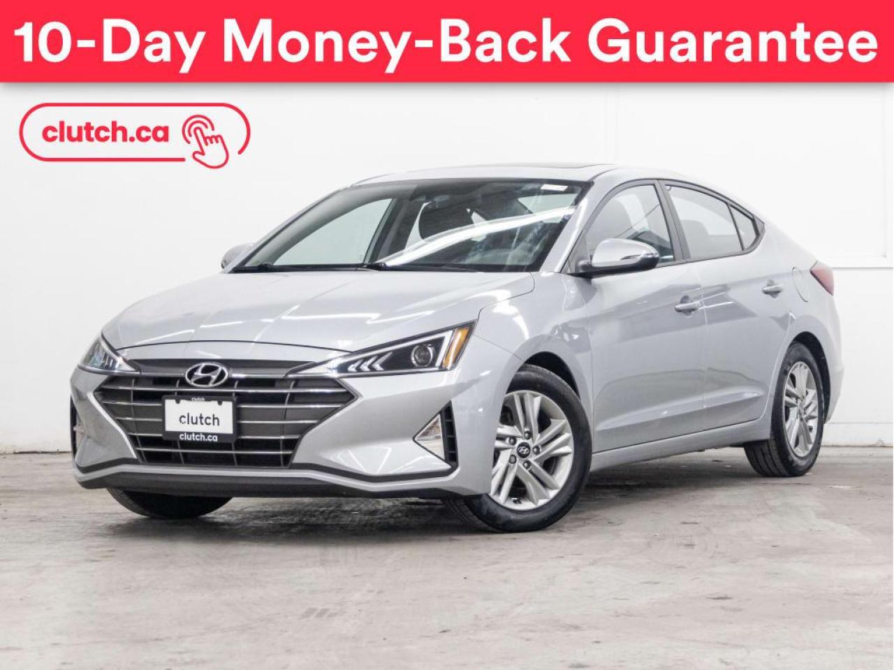 Used 2020 Hyundai Elantra Preferred w/Sun & Safety Package w/ Apple CarPlay & Android Auto, Cruise Control, Sunroof for sale in Toronto, ON