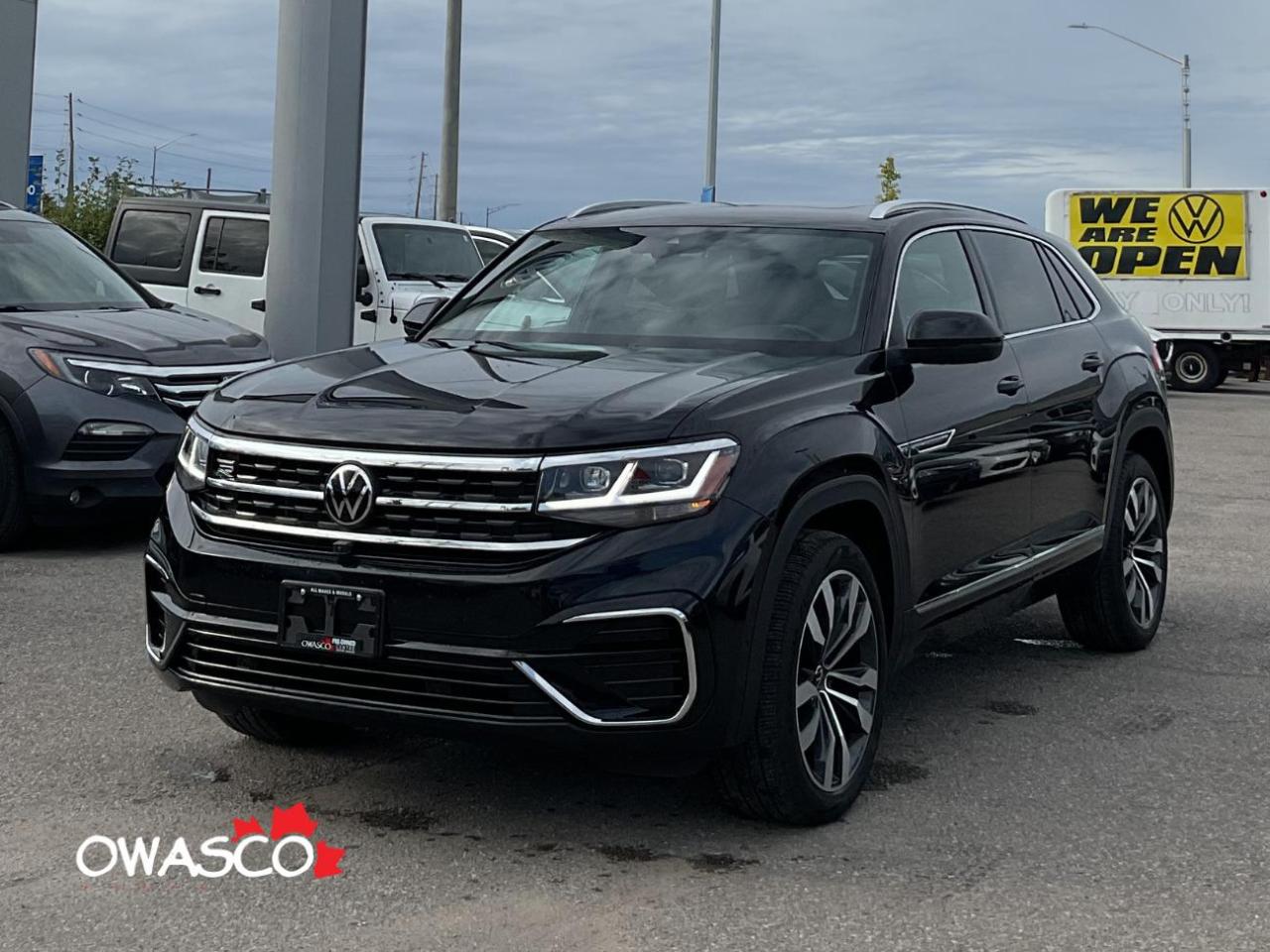 Used 2023 Volkswagen Atlas Cross Sport 3.5L R-Line! Clean CarFax! for sale in Whitby, ON