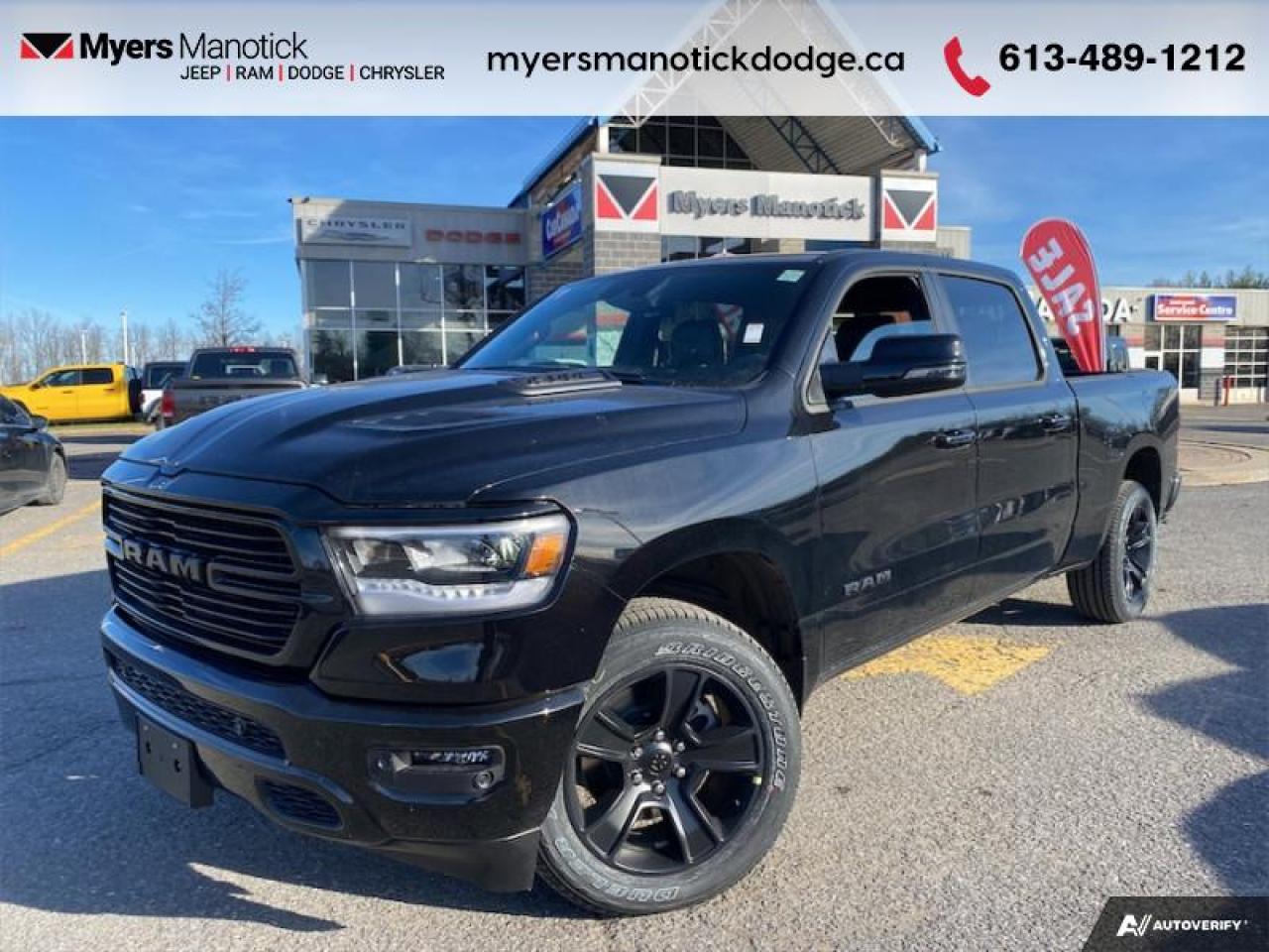 New 2024 RAM 1500 Sport  - Leather Seats -  Bucket Seats  - $211.99 /Wk for sale in Ottawa, ON