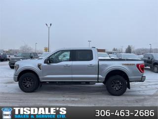 <b>Premium Audio, Tailgate Step!</b><br> <br> <br> <br>Check out the large selection of new Fords at Tisdales today!<br> <br>  This Ford F-150 is arguably the most capable truck in the class, and it features a spacious, comfortable interior. <br> <br>The perfect truck for work or play, this versatile Ford F-150 gives you the power you need, the features you want, and the style you crave! With high-strength, military-grade aluminum construction, this F-150 cuts the weight without sacrificing toughness. The interior design is first class, with simple to read text, easy to push buttons and plenty of outward visibility. With productivity at the forefront of design, the F-150 makes use of every single component was built to get the job done right!<br> <br> This iconic silver metallic Crew Cab 4X4 pickup   has an automatic transmission and is powered by a  400HP 3.5L V6 Cylinder Engine.<br> <br> Our F-150s trim level is Tremor. Upgrading to this Ford F-150 Tremor is a great choice as it comes loaded with exclusive aluminum wheels, a performance off-road suspension, a dual stainless steel exhaust with black tip, front fog lights, remote keyless entry and remote engine start, Ford Co-Pilot360 that features lane keep assist, pre-collision assist and automatic emergency braking. Enhanced features include body colored exterior accents, SYNC 4 with enhanced voice recognition, Apple CarPlay and Android Auto, FordPass Connect 4G LTE, steering wheel mounted cruise control, a powerful audio system, trailer hitch and sway control, cargo box lights, power door locks and a rear view camera to help when backing out of a tight spot. This vehicle has been upgraded with the following features: Premium Audio, Tailgate Step. <br><br> View the original window sticker for this vehicle with this url <b><a href=http://www.windowsticker.forddirect.com/windowsticker.pdf?vin=1FTEW1E89PFB98030 target=_blank>http://www.windowsticker.forddirect.com/windowsticker.pdf?vin=1FTEW1E89PFB98030</a></b>.<br> <br>To apply right now for financing use this link : <a href=http://www.tisdales.com/shopping-tools/apply-for-credit.html target=_blank>http://www.tisdales.com/shopping-tools/apply-for-credit.html</a><br><br> <br/> Total  cash rebate of $11000 is reflected in the price. Credit includes $11,000 Delivery Allowance.  7.49% financing for 84 months. <br> Buy this vehicle now for the lowest bi-weekly payment of <b>$491.64</b> with $0 down for 84 months @ 7.49% APR O.A.C. ( Plus applicable taxes -  $699 administration fee included in sale price.   ).  Incentives expire 2024-05-23.  See dealer for details. <br> <br>Tisdales is not your standard dealership. Sales consultants are available to discuss what vehicle would best suit the customer and their lifestyle, and if a certain vehicle isnt readily available on the lot, one will be brought in. o~o