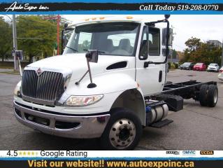 <p>2017 International 4300 Straight Frame Truck Powered By Cummins 6.7 ISB, 6 Speed Eaton Fuller Transmission. G license Driver_  19.5 Tires</p><p>This truck is work ready and will be delivered with safety standard certificate and a annual Inspection -- All Work completed  August 2023.</p><p>If you are looking for a 4300 International, this is the one for you! Will Not disappoint!!!</p><p><span style=text-decoration: underline;>**Functionality:</span></p><p>Everything is functioning as per spec, all emissions components tested and function.</p><p> </p><p><span style=text-decoration: underline;>**Work Completed in August of 2023:</span></p><p>New front brake pads and rotors, new front calipers, oil change with filter, transmission service, coolant flush, fuel filter, new water separator, new Clutch. ( All work Completed by licensed Cummins certified 310T Tech)</p><p><span style=text-decoration: underline;>**Measurements: </span></p><p>Wheel Base                                  20 feet. measured from centre of front axle to centre of rear axle. </p><p>Frame Length                              23 Feet measured from rear of cab to the very end of the frame.</p><p>Rear Of Cab -  Rear Axle          14 Feet  measured to the half way point of the rear axle.</p><p><span style=text-decoration: underline;>**Vin:</span> 1HTMNMMM9HH655121</p>