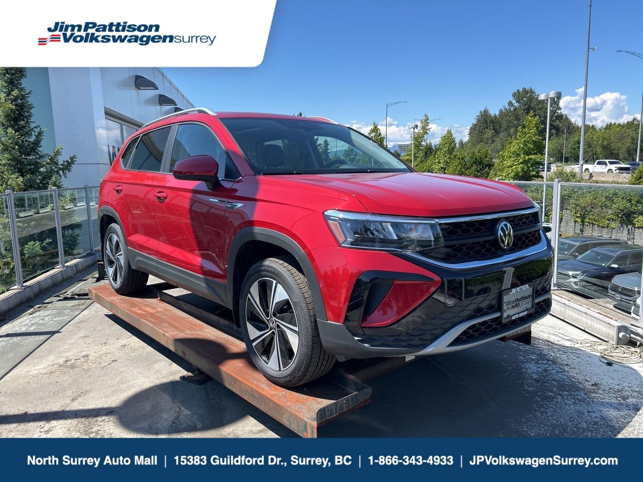 Used 2024 Volkswagen Taos Comfortline 1.5T 7sp at DSG w/ Tip 4M for sale in Surrey, BC