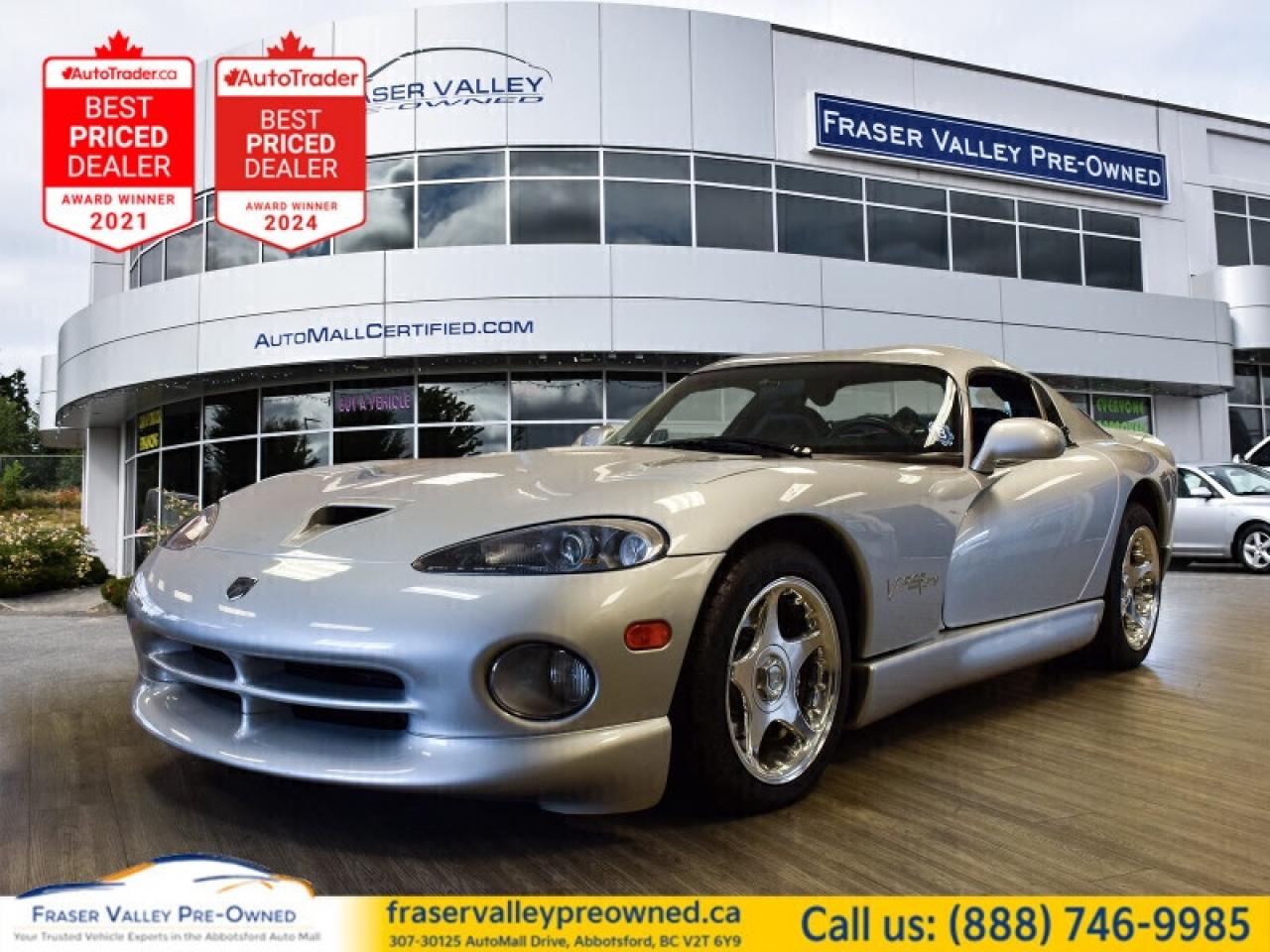 Used 1998 Dodge Viper COLLECTOR CAR, ALL ORIGINAL for sale in Abbotsford, BC