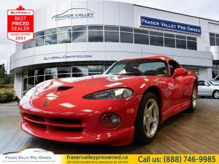 Used 1997 Dodge Viper COLLECTOR CAR, ALL ORIGINAL PARTS for sale in Abbotsford, BC