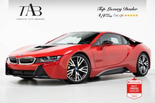 This beautiful 2017 BMW i8 Coupe is a local Ontario vehicle with a clean Carfax report. Its striking design, complete with scissor doors, turns heads wherever it goes, while the HUD keeps you connected to vital information without taking your eyes off the road. This electrifying fusion of style and technology makes every drive a thrilling and eco-friendly adventure.

Key features Include:

- Plug-in hybrid powertrain
- PROTONIC RED EDITION
- Turbocharged 1.5-liter three-cylinder engine
- Scissor doors
- 6-speed automatic transmission
- Regenerative braking system
- Electric-only driving mode
- Lightweight carbon fiber construction
- Premium leather upholstery
- Heated front seats
- Dual-zone automatic climate control
- iDrive infotainment system
- Harman Kardon audio system
- Navigation system
- Bluetooth connectivity
- Head-Up Display
- Adaptive LED headlights
- Park Distance Control 
- Keyless entry and ignition
- Electric power steering for precision control

NOW OFFERING 3 MONTH DEFERRED FINANCING PAYMENTS ON APPROVED CREDIT. 

Looking for a top-rated pre-owned luxury car dealership in the GTA? Look no further than Toronto Auto Brokers (TAB)! Were proud to have won multiple awards, including the 2023 GTA Top Choice Luxury Pre Owned Dealership Award, 2023 CarGurus Top Rated Dealer, 2024 CBRB Dealer Award, the Canadian Choice Award 2024, the 2023 Three Best Rated Dealer Award, and many more!

With 30 years of experience serving the Greater Toronto Area, TAB is a respected and trusted name in the pre-owned luxury car industry. Our 30,000 sq.Ft indoor showroom is home to a wide range of luxury vehicles from top brands like BMW, Mercedes-Benz, Audi, Porsche, Land Rover, Jaguar, Aston Martin, Bentley, Maserati, and more. And we dont just serve the GTA, were proud to offer our services to all cities in Canada, including Vancouver, Montreal, Calgary, Edmonton, Winnipeg, Saskatchewan, Halifax, and more.

At TAB, were committed to providing a no-pressure environment and honest work ethics. As a family-owned and operated business, we treat every customer like family and ensure that every interaction is a positive one. Come experience the TAB Lifestyle at its truest form, luxury car buying has never been more enjoyable and exciting!

We offer a variety of services to make your purchase experience as easy and stress-free as possible. From competitive and simple financing and leasing options to extended warranties, aftermarket services, and full history reports on every vehicle, we have everything you need to make an informed decision. We welcome every trade, even if youre just looking to sell your car without buying, and when it comes to financing or leasing, we offer same day approvals, with access to over 50 lenders, including all of the banks in Canada. Feel free to check out your own Equifax credit score without affecting your credit score, simply click on the Equifax tab above and see if you qualify.

So if youre looking for a luxury pre-owned car dealership in Toronto, look no further than TAB! We proudly serve the GTA, including Toronto, Etobicoke, Woodbridge, North York, York Region, Vaughan, Thornhill, Richmond Hill, Mississauga, Scarborough, Markham, Oshawa, Peteborough, Hamilton, Newmarket, Orangeville, Aurora, Brantford, Barrie, Kitchener, Niagara Falls, Oakville, Cambridge, Kitchener, Waterloo, Guelph, London, Windsor, Orillia, Pickering, Ajax, Whitby, Durham, Cobourg, Belleville, Kingston, Ottawa, Montreal, Vancouver, Winnipeg, Calgary, Edmonton, Regina, Halifax, and more.

Call us today or visit our website to learn more about our inventory and services. And remember, all prices exclude applicable taxes and licensing, and vehicles can be certified at an additional cost of $799.